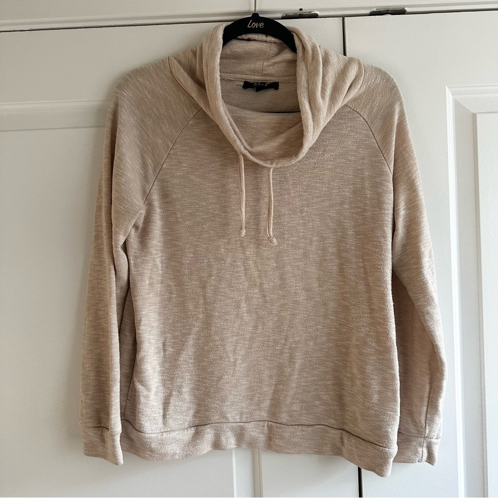 3/$25 ⭐️ Forever 21 Cozy Beige Women's Cowl Neck Sweater